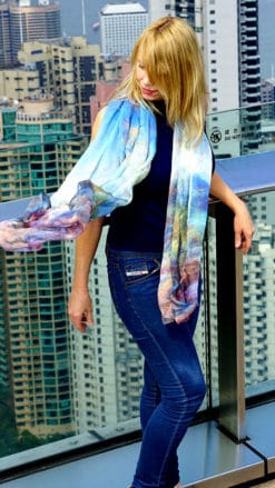 Australian Outback Pure Silk Scarf Wrap